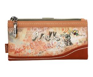 Anekke Peace & Love Flowers Flexible RFID Wallet L Multicolor