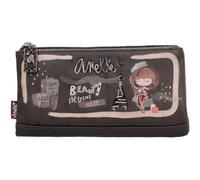 Anekke Purse Mademoiselle Flexible RFID Wallet Multicolor Dark Brown