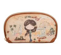 Anekke purse Peace & Love RFID Holdall Bag Camel