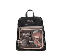 Anekke Triple compartment backpack Mademoiselle Collection | Zip Closure | Measures 28x31x11cm