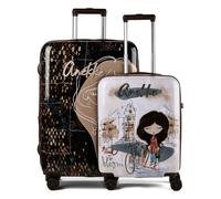 Anekke Tulip 4 wheels Suitcase set 2-piece Expandable multicolored