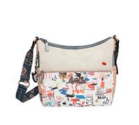 Anekke - Women's Bag - Large Shoulder Bag - Leatherette Shoulder Bag with 1 Handle - Zip Closure - Fun & Music Collection - Women's Accessories and Accessories - 32 x 25 x 12 cm