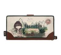 Anekke - Women's Purse - Large Wallet - RFID Protection - Leather Pencil Case with Zip Closure and Snap - The Forest Collection - Women's Accessories and Accessories - 18 x 10 x 2 cm, multicoloured