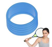 Anello Con Fascia da Tennis | Anello di tenuta in Gomma riutilizzabile per racchetta da tennis | Overgrip per racchette da Tennis, impugnatura da Badminton per racchette da Tennis