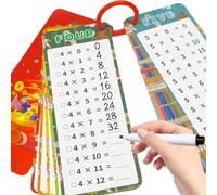 Anemeeoke 0-12 Multiplication Flash Cards, Large Math Table Flashcards, Multiplication Chart, Educational Times Table Flashcards for Classroom for 1st to 3rd Grades
