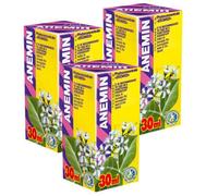 Anemin PhytoConcentrate (Pack of 3) 21 Day Course - Natural Plant Extracts - Hemoglobin - Iron Deficiency - Vitamin B12 Folic Acid Deficiency - Anemia