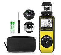 Anemometer Handheld LC-881M, Portable Wind Speed Meter, Air Flow/Wind Speed/Temperature Measure Device with Compass, 360° Direction Wind Cup Anemometer for HVAC Vents, Sailing, Golf, Hiking