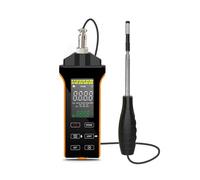 Anemometers, Anemometer Handheld, HVAC Wind Meter Hot Wire Anemometer with Telescopic Probe, USB Data Export