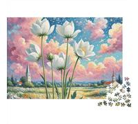 Anemone 1000 Piece Wooden Puzzle for Adults & Teens - Difficult Jigsaw Game, Relaxing Therapy, Unique Wall Art Decor, Gift Idea 1000pcs (75x50cm)