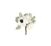 Anemone Cake Decoration Spray - 140mm - Sugar Flower Cake Decoration