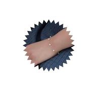 Aneneiceera Boho Pearl Bracelet - Silver Pearl Bead Vintage Beaded Pearls Minimalist Silver Bracelet Retro Hand Chain Jewelry for Women Gifts