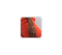 Aneneiceera Gold Cuban Chain Bracelet Flat Figaro Hand Chain Geometric Chunky Chain Bracelet Paperclip Chain Rock Wrist Chain Minimalist Hip Hop Charm Bracelet Jewellery Gifts for Women Girls