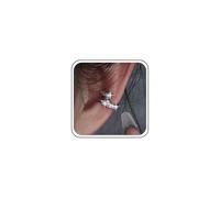 Aneneiceera Punk Crystal Nail Ear Cuff Earrings Gold Nail Screw Ear Wrap Earrings Vintage Cz Snake Clip On Earrings Rhinestone No Piercing Cartilage Earrings Jewelry for Women