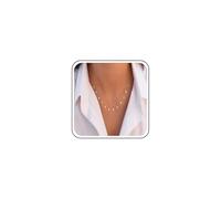Aneneiceera Vintage Disc Coin Necklace Gold Dangle Coin Choker Necklace Round Circle Necklaces Sequin Disc Necklace Chain Jewelry for Women (Gold)