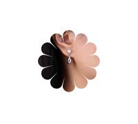 Aneneiceera Vintage Gold Teardrop Earrings Pearl Stud Earrings Metal Teardrop Dangle Earrings Gold Water Droplet Earrings Jewelry for Women and Girls (Gold)