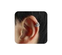 Aneneiceera Vintage Hand Ear Cuff Earrings Silver Skeleton Hand Cuff Wrap Earrings Tiny Finger Hand Cuff Earrings Gothic Skull No Piercing Earrings Jewelry for Women and Girls
