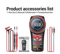 ANENG Portable Digital Multimeter Featuring Turntable Control, True RMS Measurement, Capacitance up to 60mF, 750V AC/1000V DC, ABS Housing