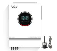 Anern 10200W Solar Hybrid Inverter 48V DC to 220V-240V AC, Off-Grid Pure Sine Wave Inverter 2PV Input/2AC Output Built-in 160A 2MPPT Solar Charge Controller Max PV Input 500V
