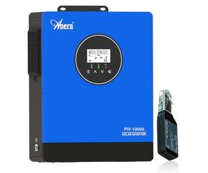 Anern 10KW Inverter 220V-240VAC Solar Inverter CT Function Built-in 3 MPPT, Unable To Connect the Battery Can Run 1.5P+3P Motor or Water Pump MPPT Voltage 60-450VDC