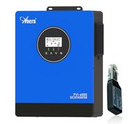 Anern 6KW Inverter 220V-240VAC Solar Inverter For Farm Pumping And Irrigation,CT Function Built-in 2 MPPT(60-450VDC), Unable To Connect the Battery Can Run 3P Motor or Water Pump