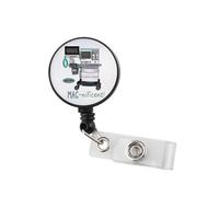 Anesthesia Retractable Badge Reel Anesthesia Tech Id Badge Holder for Anesthesia Graduate Nurse Medical Professional (MAC- nificent BR3)