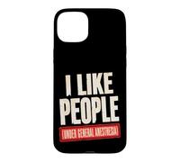 Anesthesia Tech Operating Room Funny Surgical Team Case for iPhone 15 Plus