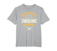 Anesthesiologist Surgeon Anesthesia Anesthesiology Surgery T-Shirt, Men's Big and Tall, Heather Grey, 3X Tall