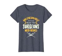 Anesthesiologist Surgeon Anesthesia Anesthesiology Surgery T-Shirt, Women, Heather Blue, X-Large