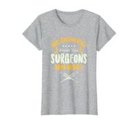 Anesthesiologist Surgeon Anesthesia Anesthesiology Surgery T-Shirt, Women, Heather Grey, XX-Large