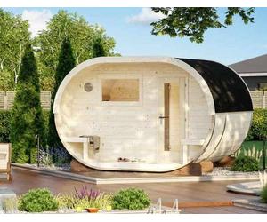 Anette (3.3x2.7m | 3.0+1.5m2 | 42mm) Timber Garden Oval Sauna