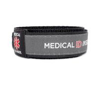 Aneurysm Bracelet, Brain or Heart Aneurysm Medical ID Alert Wristband, Inc 2X ID Card Inserts, Sends Vital ID Medical Contact Numbers to Any Smartphone, Can Alert Emergency Contacts Phone