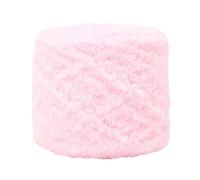 Anevous 100 g Fluffy Chenille Yarn, Velvety Baby Wool for Crochet and Knitting, Thick Fluffy Wool for Scarves, Blankets, Sweaters, Cuddly Toys, Soft Plush Yarn for Children and Babies, Light Pink A
