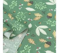 Anevous 100 x 160 cm Cotton Fabric with Floral Pattern, Pure Cotton Twill Fabric, Sold by the Metre, Summer Country House Style Printed Fabric, Soft, Breathable Sewing Fabric for DIY Dresses, Handwork