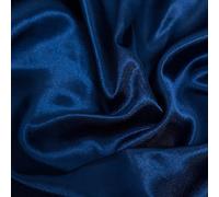 Anevous 2 Metres x 150 cm Satin Fabric, Fabrics for Sewing Fabric Satin Sold by the Metre Fabric Decorative Fabric Plain Clothing Fabric Sewing Fabric for Fashion Clothing Gift Craft Decoration, Navy