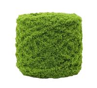 Anevous 2 x 100 g Fluffy Chenille Yarn, Velvet Baby Wool for Crochet and Knitting, Thick Fluffy Wool for Scarves, Blankets, Sweaters, Cuddly Toys, Soft Plush Yarn for Children and Babies, Grass Green