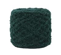 Anevous 2 x 100 g Fluffy Chenille Yarn, Velvety Baby Wool for Crochet and Knitting, Thick Fluffy Wool for Scarves, Blankets, Sweaters, Cuddly Toys, Soft Plush Yarn for Children and Babies, Dark Green