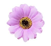 Anevous 6 Stück Sonnenblumen Haarspange,Damen Haarclip,Handgefertigte Haarnadeln,Musselin Brosche,Elegant Haarklammer,Klassisch Blumenbrosche,Haarschmuck für Hochzeit,Party,Tanz,Accessories,Lila