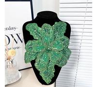 Anevous Large 3D Flower Applique with Beads and Sequins, Multilayer Lace Decoration for Dresses, Bridal & Evening Fashion, DIY Sewing Accessories, Festive Decoration for Party and Ball, Handmade