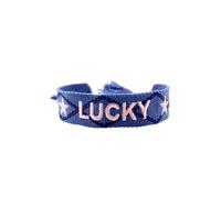 Anevous Pack of 2 Hand-Woven Embroidered Fabric Bracelets with Letters and Tassels, 2 cm Wide Friendship Bracelet, Partner Band for Couples, Best Friends, Cheerleader Team, Boho Textile Bracelet