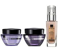 Anew Anew Platinum Protinol™ Power Set includes Day SPF20 Cream 50ml, Night Cream 50ml and Protinol™ Power Serum 30ml.