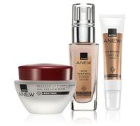 Anew Reversalist Plumping and Smooth Power Trio including Plump & Smooth Day Cream SPF20, Power Serum 50ml and Power Eye Cream 15ml