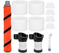 Anewise Filter Replacement Compatible with Shark IONFlex DuoClean IF100 IC205 IF200 IF201 IF202 IF205 IF251 IF252 IF281 IF282 IF285 X30 X40 UF280, 2 HEPA + 4 Foam Felt Filters +1 Brush, Compare to