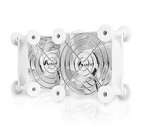 ANEXT 80mm USB Computer Fan, 2 Pack, 3.14" L x 1.37" W x 3.14" H, 36.2CFM, 28.1dBA, Dual Ball Bearing, Compatible with Receiver, DVR, PS, Xbox, PC