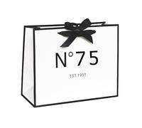 ANFENG 75th Birthday Keepsake Gift Vintage Bag Medium 13in for Women 1950 Mom Anniversary Novelty 75 Year Old Party Paper Bags Shopping Idea (Medium Size)