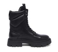 Anfibio Leather Puffy Nylon Boots with Studs - female - ASH - Lace-up Boots - Black - 5 UK - Shoes 5 UK