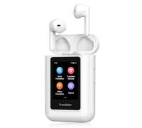 ANFIER A8 Translator Earbuds Offline Translation Earbuds Real Time No APP Required Independent Use Language Translator Device for 144 Languages and Accents for Business Travel and Daily Use