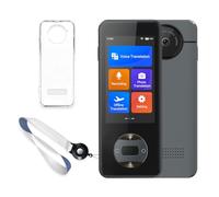 ANFIER Language Translator Device No WiFi Needed Instant Translator 2024 for 144 Languages and Accents AI Electronic Foreign Language Translators W10S Grey