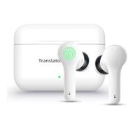 ANFIER M6 Translator Earbuds Language Translator Device Updated Chip 144 Languages and Acccents 0.5s Rapid Translation Music Calling and Translation (with Offline Package)