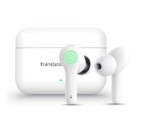 ANFIER M6 Translator Earbuds Language Translator Device Updated Chip 144 Languages and Acccents 0.5s Rapid Translation Music Calling and Translation (No Offline Package)