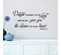 AnFigure Inspirational Wall Decal, Bedroom Wall Decal, Bible 28.6"X15"